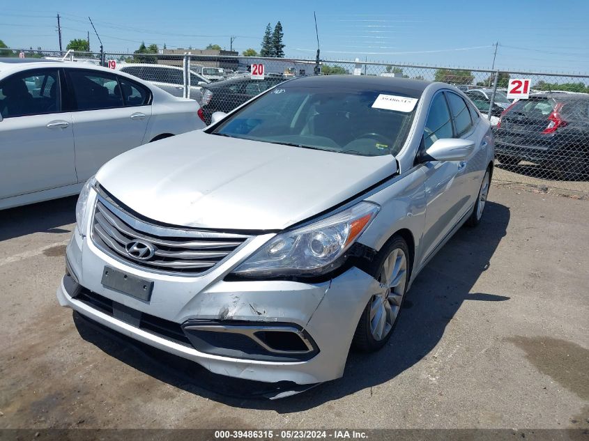 2016 Hyundai Azera Limited VIN: KMHFH4JG9GA525712 Lot: 39486315