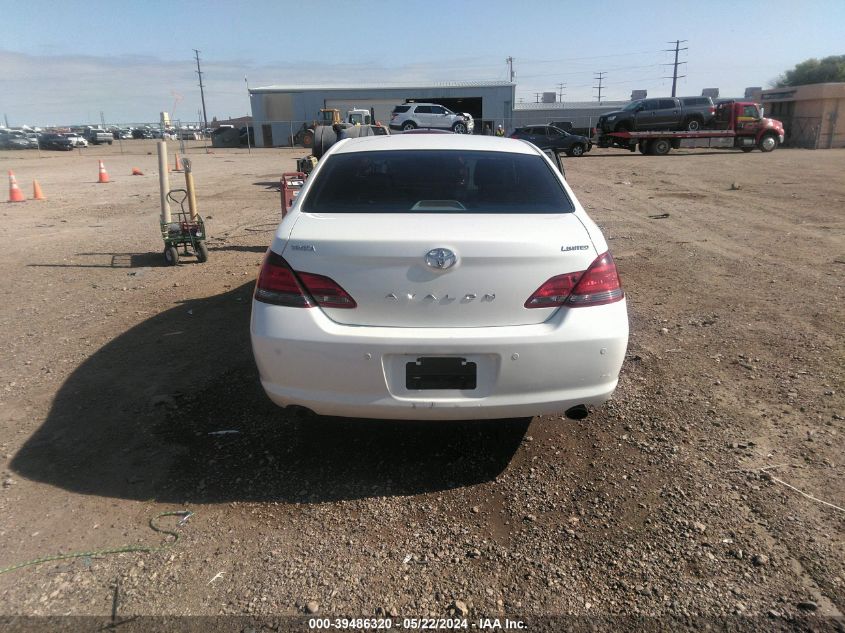 2008 Toyota Avalon Limited VIN: 4T1BK36B88U291554 Lot: 39486320