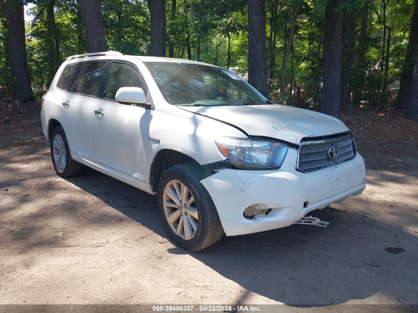 2008 Toyota Highlander Hybrid Limited VIN: JTEEW44A282019742 Lot: 39486357