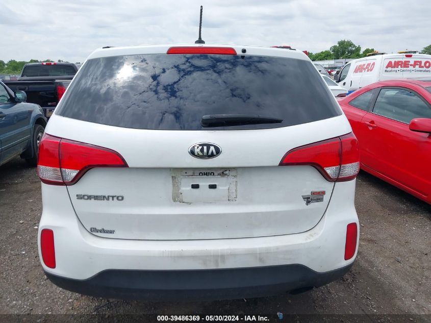 2014 Kia Sorento Lx VIN: 5XYKTCA61EG511528 Lot: 39486369