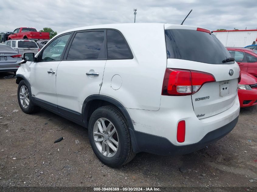 2014 Kia Sorento Lx VIN: 5XYKTCA61EG511528 Lot: 39486369