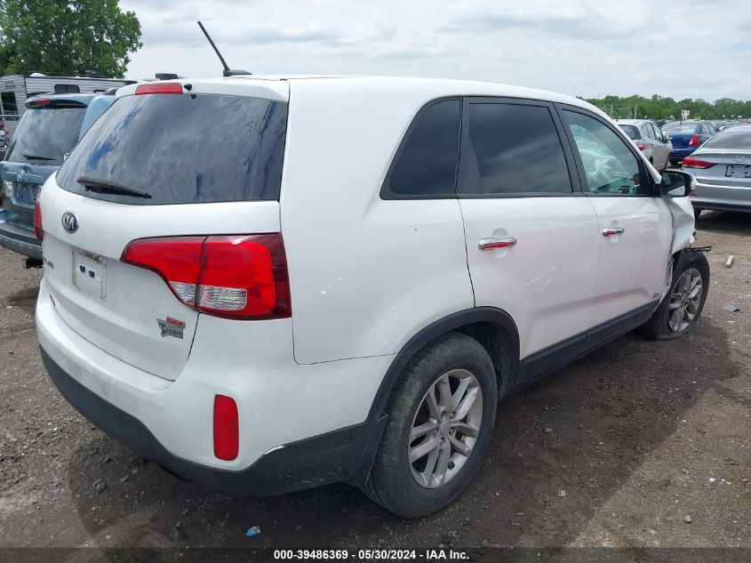 2014 Kia Sorento Lx VIN: 5XYKTCA61EG511528 Lot: 39486369