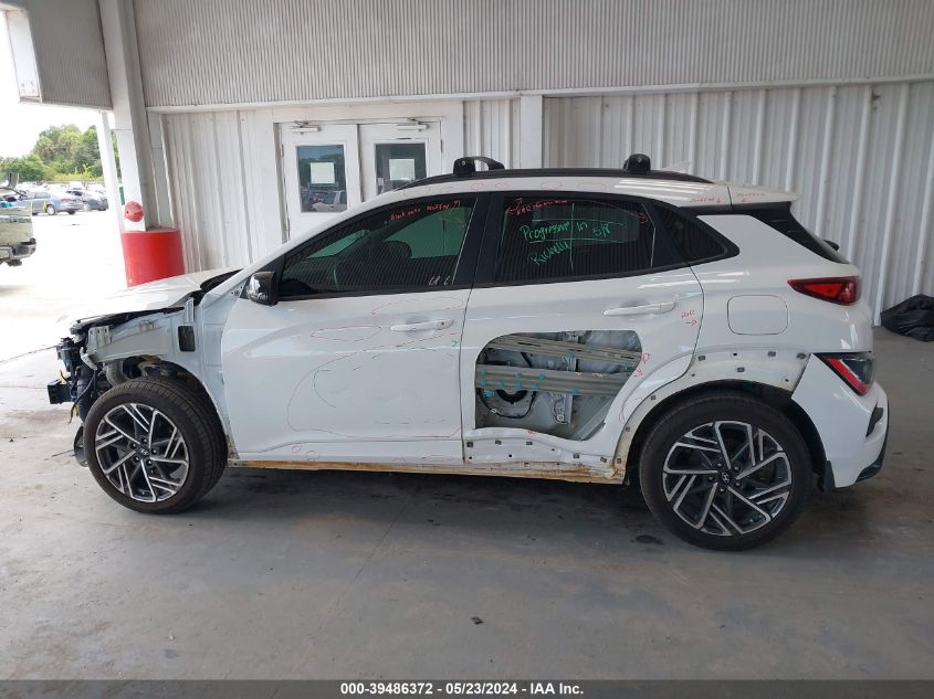 2022 Hyundai Kona N Line VIN: KM8K33A34NU922731 Lot: 39486372