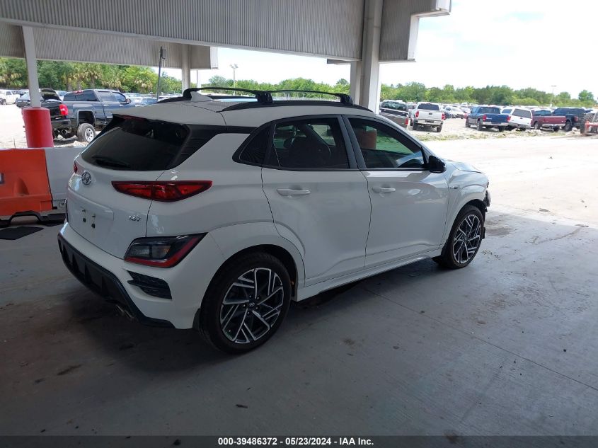 2022 Hyundai Kona N Line VIN: KM8K33A34NU922731 Lot: 39486372