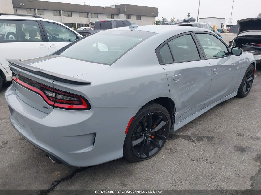 2022 Dodge Charger Gt VIN: 2C3CDXHG3NH227542 Lot: 39486387