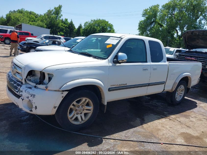 2004 Toyota Tundra Sr5 V8 VIN: 5TBRT34154S441704 Lot: 39486392