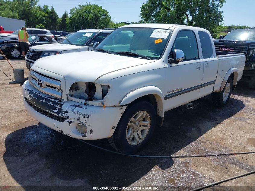 2004 Toyota Tundra Sr5 V8 VIN: 5TBRT34154S441704 Lot: 39486392