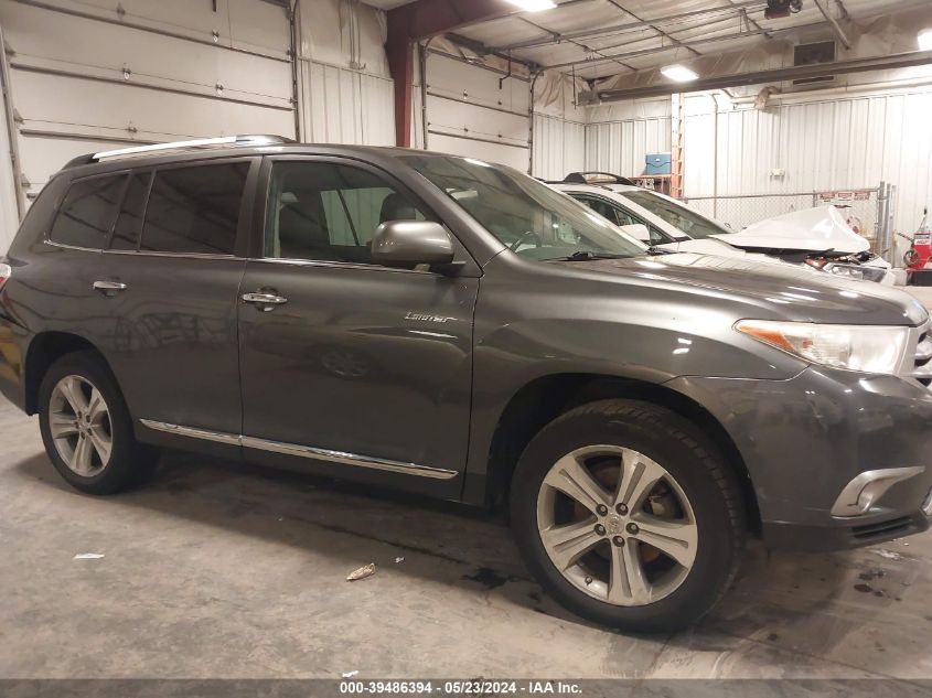 2012 Toyota Highlander Limited V6 VIN: 5TDDK3EH4CS111230 Lot: 39486394