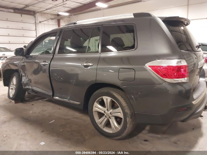 2012 Toyota Highlander Limited V6 VIN: 5TDDK3EH4CS111230 Lot: 39486394