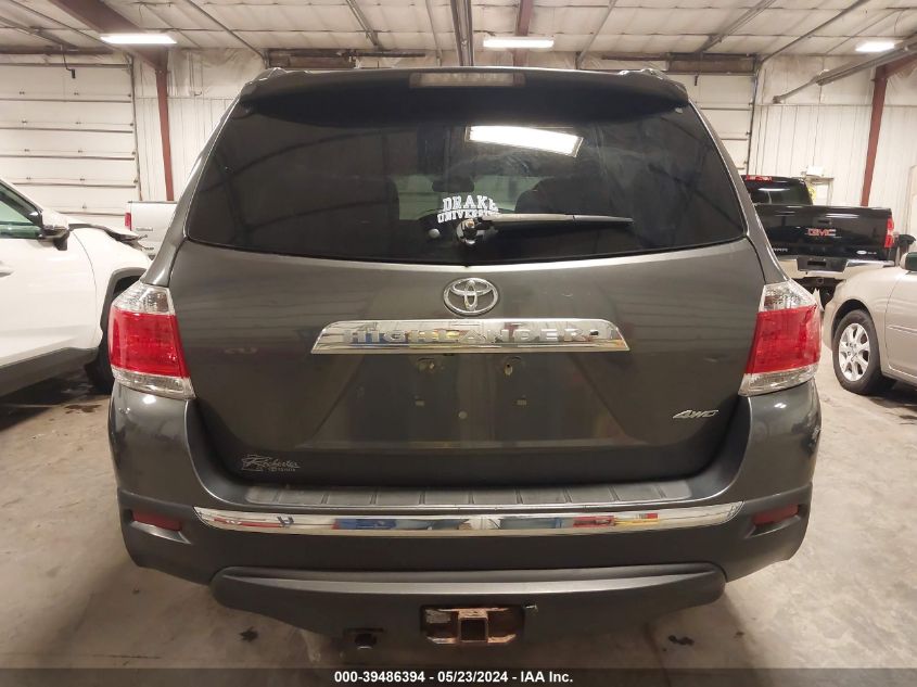 2012 Toyota Highlander Limited V6 VIN: 5TDDK3EH4CS111230 Lot: 39486394