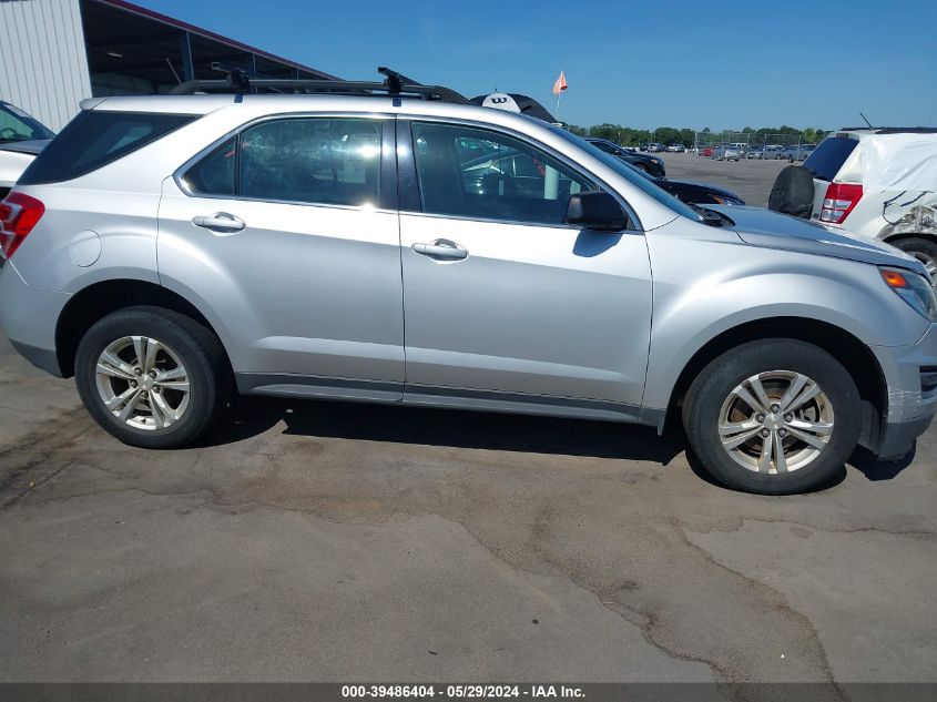 2017 Chevrolet Equinox Ls VIN: 2GNALBEK7H1524724 Lot: 39486404