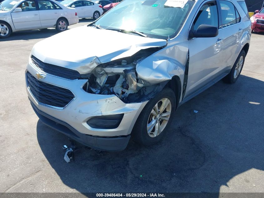 2017 Chevrolet Equinox Ls VIN: 2GNALBEK7H1524724 Lot: 39486404