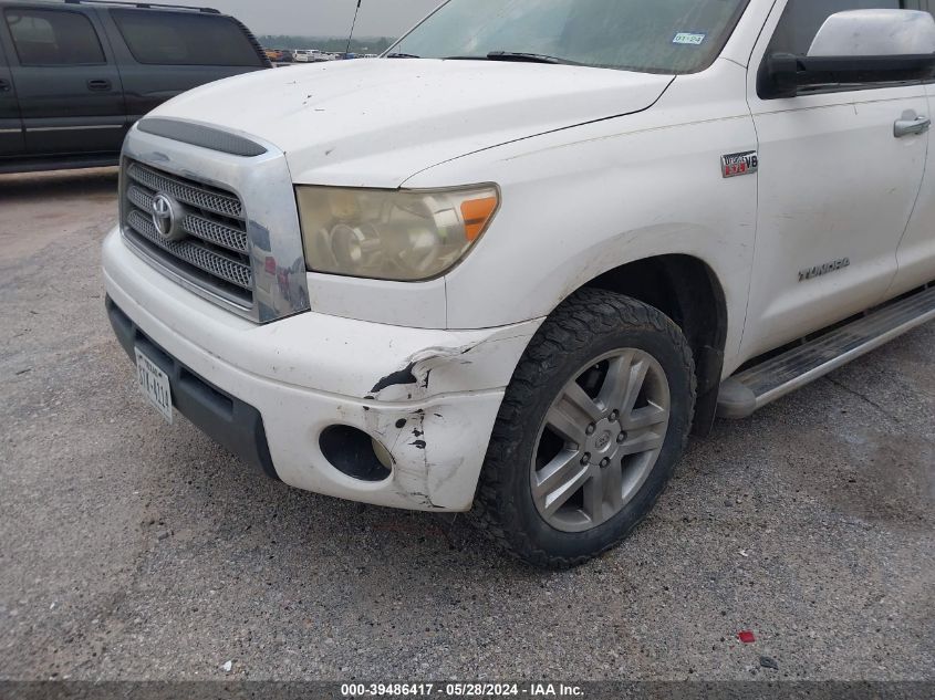 2008 Toyota Tundra Limited 5.7L V8 VIN: 5TFEV58118X059773 Lot: 39486417