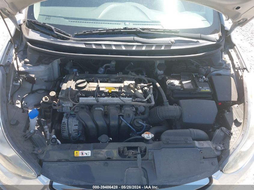 2013 Hyundai Elantra Gls VIN: 5NPDH4AE3DH418833 Lot: 39486428