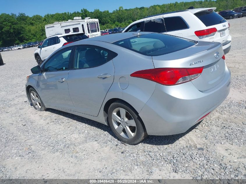 2013 Hyundai Elantra Gls VIN: 5NPDH4AE3DH418833 Lot: 39486428