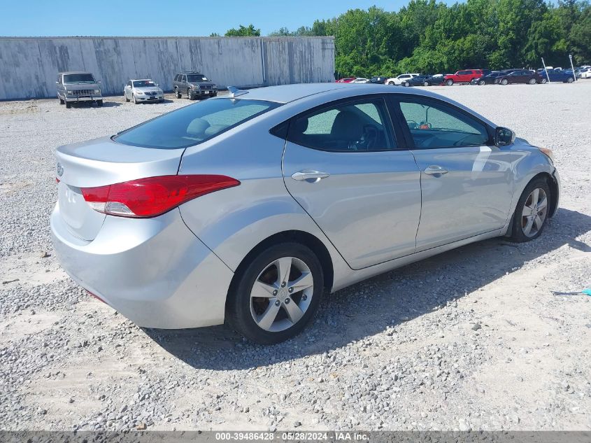 2013 Hyundai Elantra Gls VIN: 5NPDH4AE3DH418833 Lot: 39486428