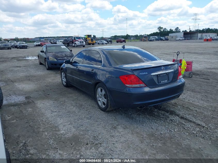 2005 Acura Rl 3.5 VIN: JH4KB16535C003782 Lot: 39486450