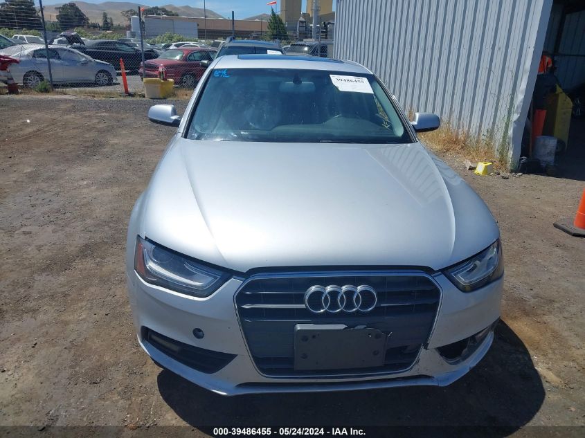 2013 Audi A4 2.0T Premium VIN: WAUAFAFL9DN038861 Lot: 39486455