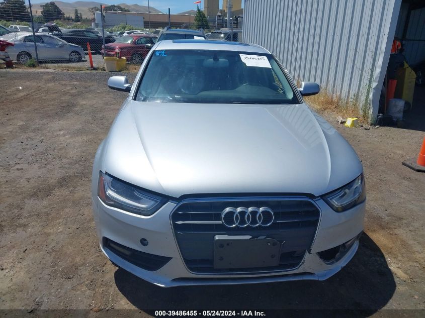 2013 Audi A4 2.0T Premium VIN: WAUAFAFL9DN038861 Lot: 39486455