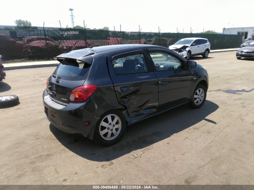 2015 Mitsubishi Mirage Es VIN: ML32A4HJ4FH012188 Lot: 39486458