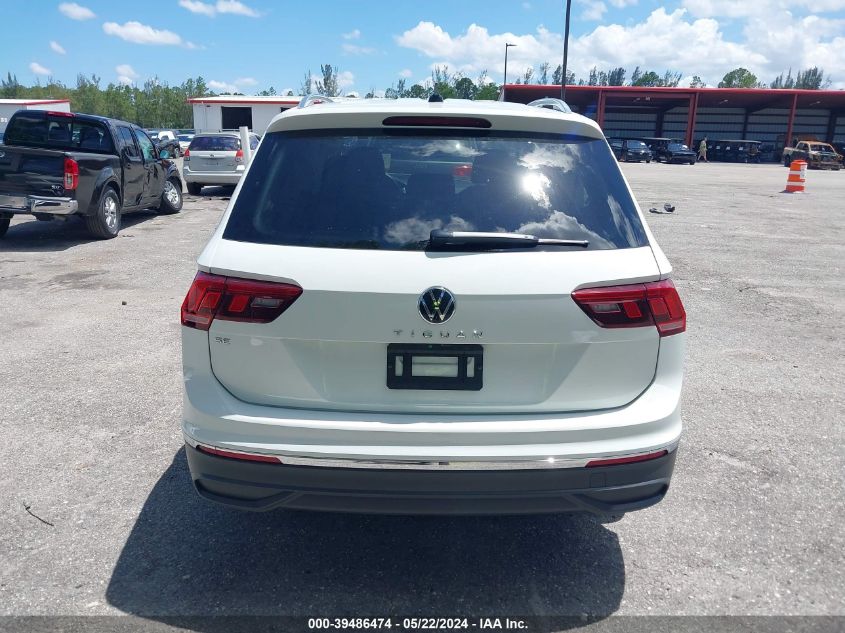 2022 Volkswagen Tiguan 2.0T Se VIN: 3VV3B7AX8NM114863 Lot: 39486474