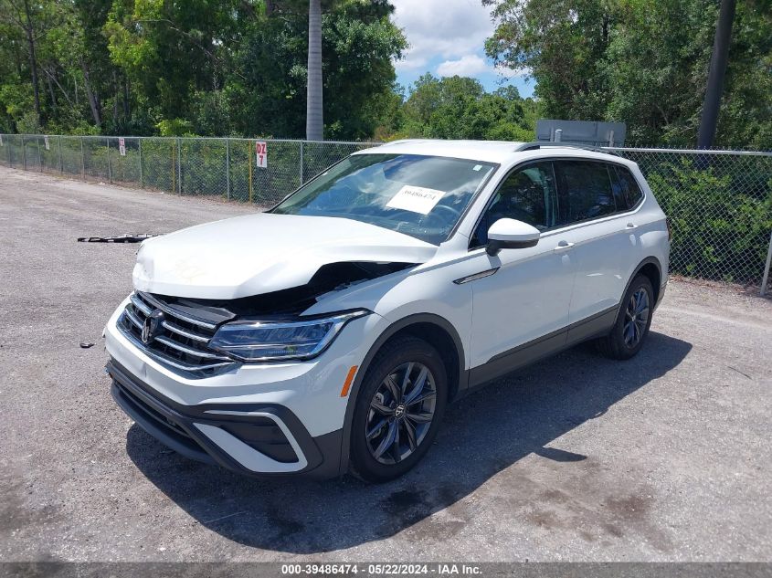 VIN 3VV3B7AX8NM114863 2022 VOLKSWAGEN TIGUAN 2.0T SE