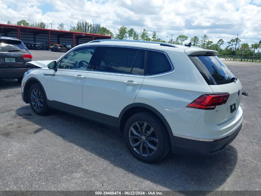 VIN 3VV3B7AX8NM114863 2022 VOLKSWAGEN TIGUAN 2.0T SE