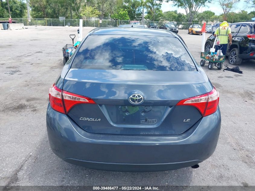 2017 Toyota Corolla Le VIN: 2T1BURHE7HC821826 Lot: 39486477