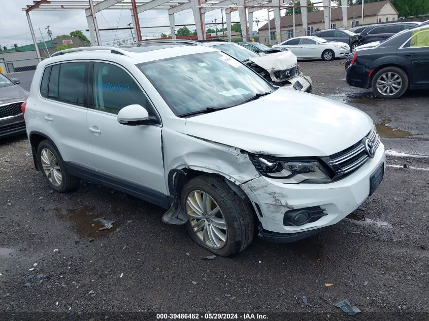 2016 Volkswagen Tiguan Se VIN: WVGBV7AX0GW615374 Lot: 39486482