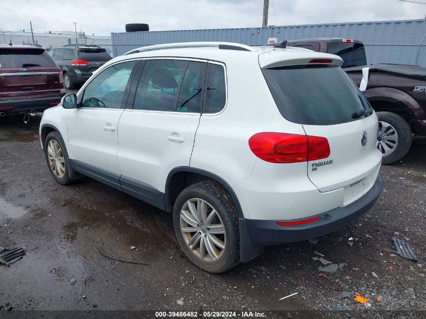 2016 Volkswagen Tiguan Se VIN: WVGBV7AX0GW615374 Lot: 39486482