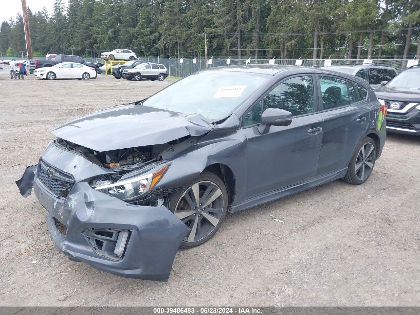 2019 Subaru Impreza 2.0I Sport VIN: 4S3GTAM64K3743871 Lot: 39486483