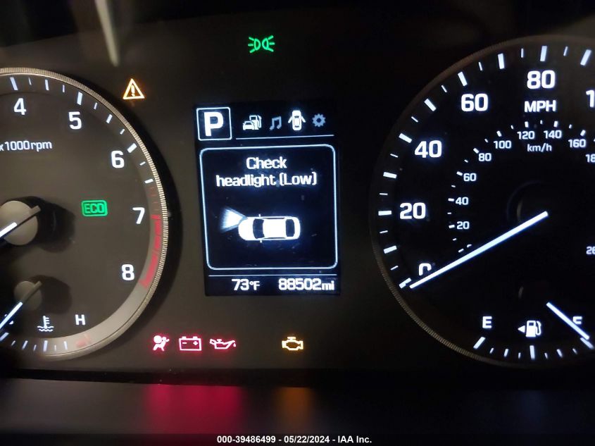 2017 Hyundai Sonata VIN: 5NPE24AF2HH573510 Lot: 39486499