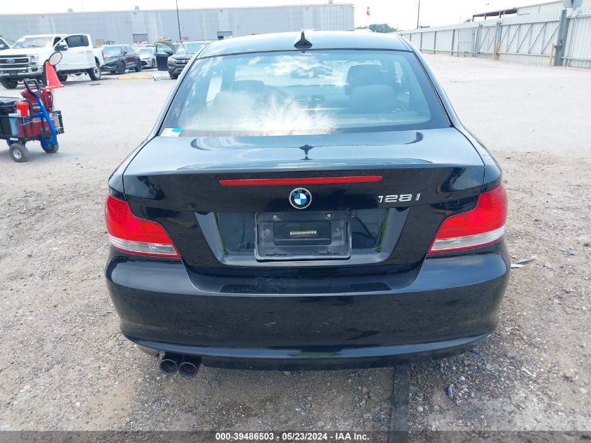 2009 BMW 128I VIN: WBAUP73599VK74937 Lot: 39486503