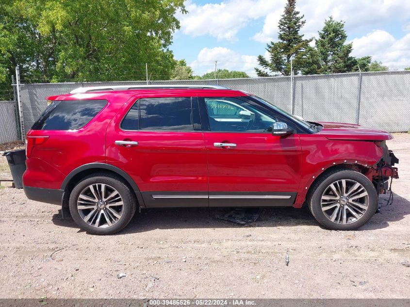 2016 FORD EXPLORER PLATINUM - 1FM5K8HTXGGC34138