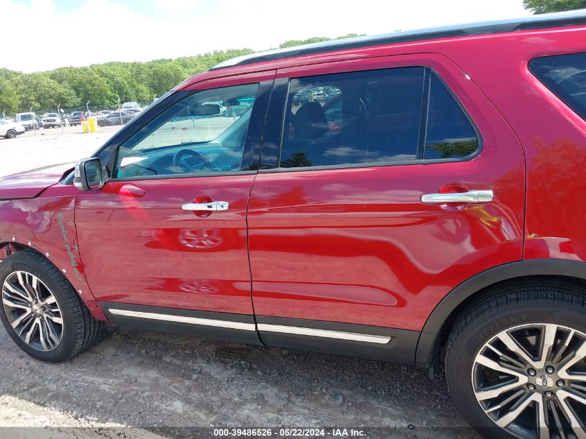 2016 FORD EXPLORER PLATINUM - 1FM5K8HTXGGC34138