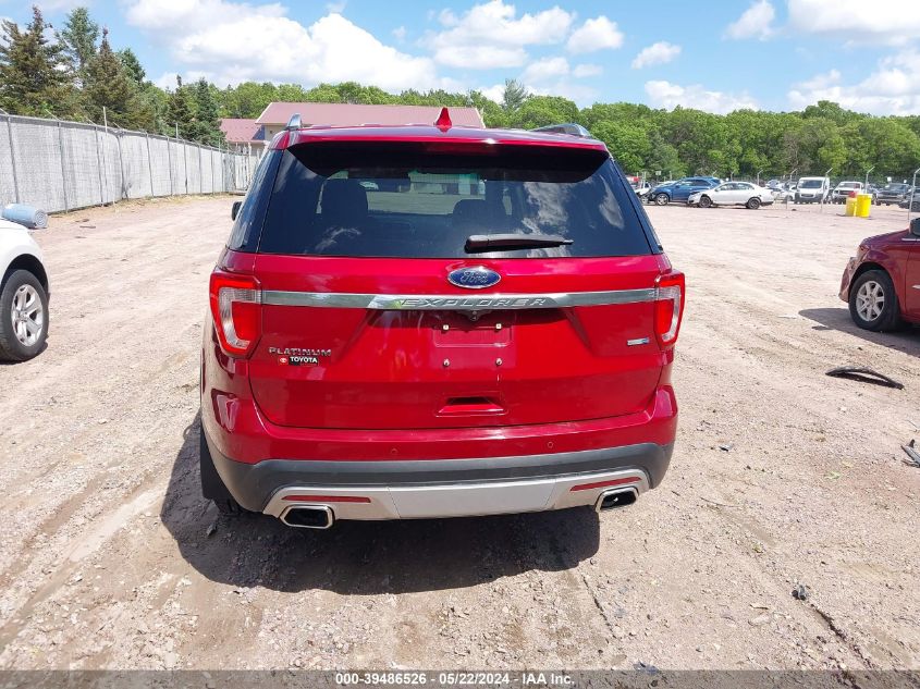 2016 FORD EXPLORER PLATINUM - 1FM5K8HTXGGC34138