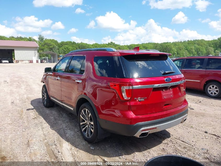 2016 Ford Explorer Platinum VIN: 1FM5K8HTXGGC34138 Lot: 39486526