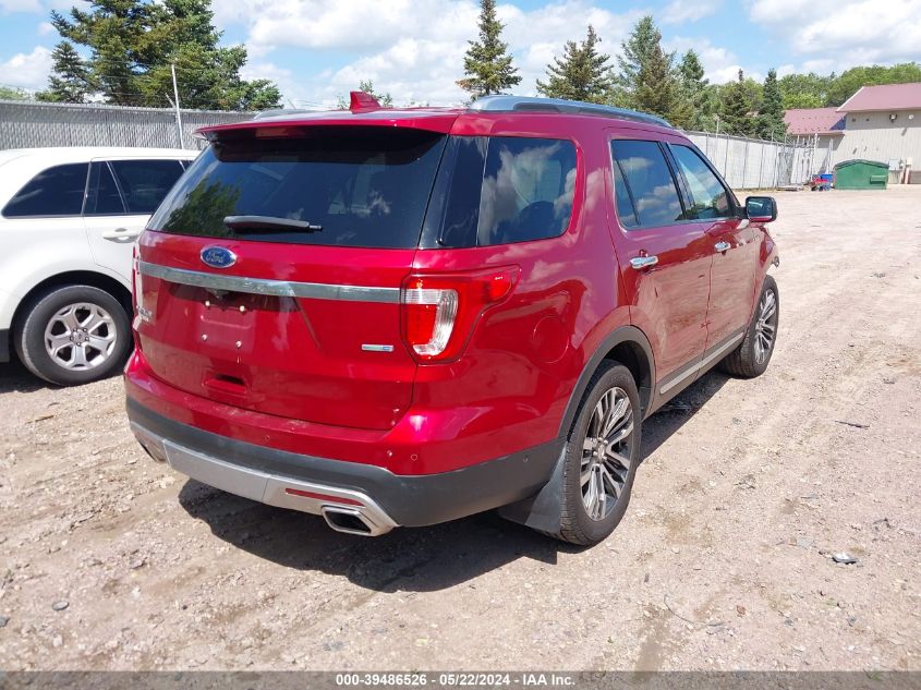 2016 FORD EXPLORER PLATINUM - 1FM5K8HTXGGC34138