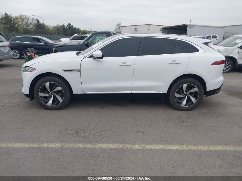 2021 Jaguar F-Pace S P250 Awd Automatic VIN: SADCJ2EX8MA683890 Lot: 39486528