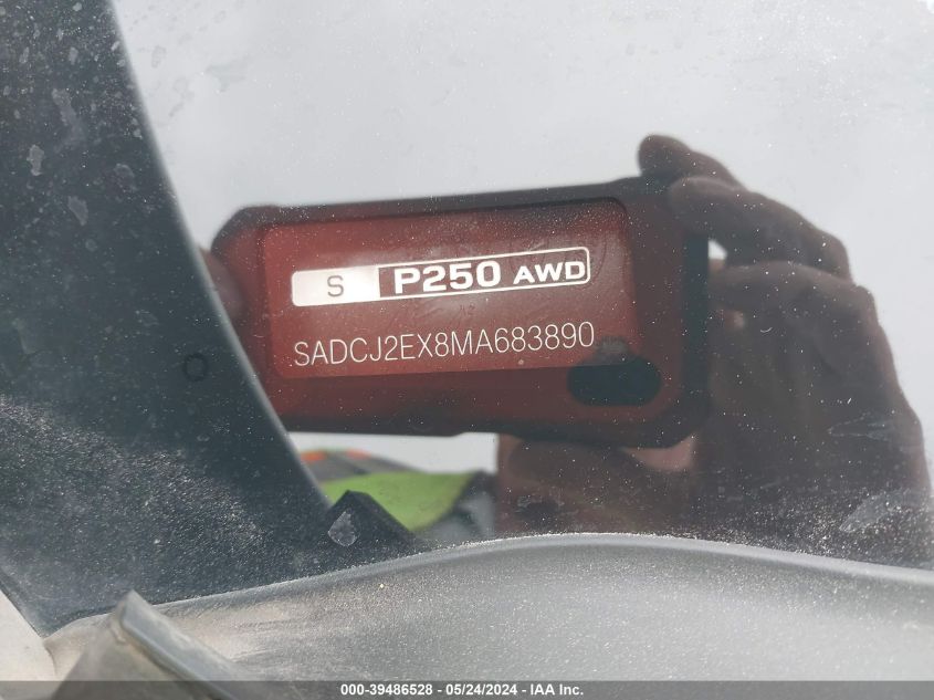 2021 Jaguar F-Pace S P250 Awd Automatic VIN: SADCJ2EX8MA683890 Lot: 39486528