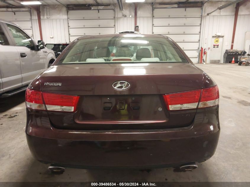 2006 Hyundai Sonata Gls V6/Lx V6 VIN: 5NPEU46F06H125850 Lot: 39486534