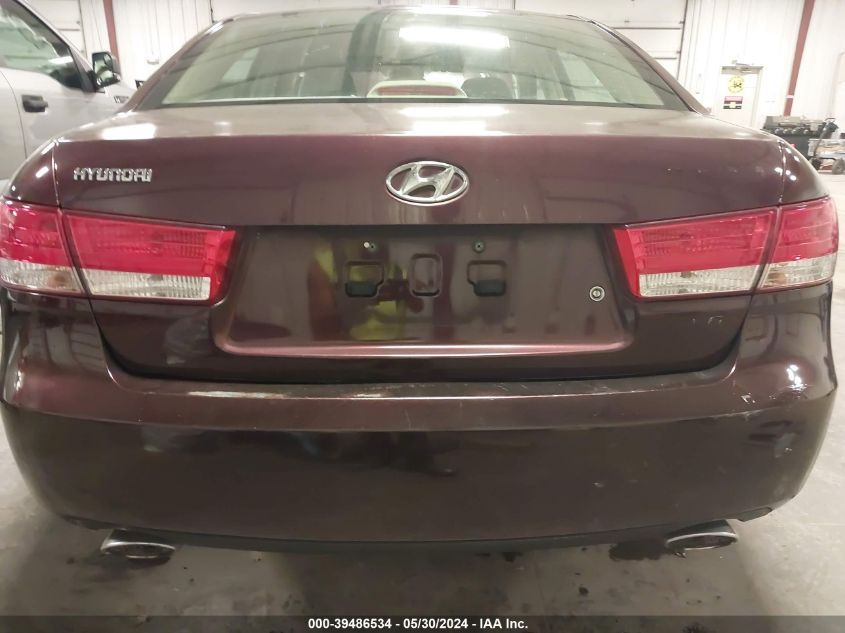 2006 Hyundai Sonata Gls V6/Lx V6 VIN: 5NPEU46F06H125850 Lot: 39486534