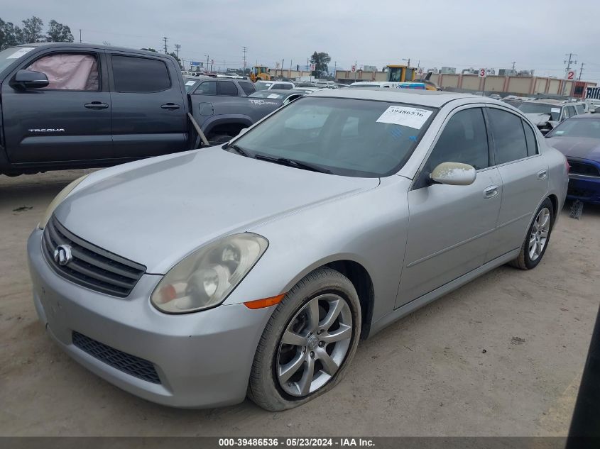 2005 Infiniti G35 VIN: JNKCV51E95M213288 Lot: 39486536