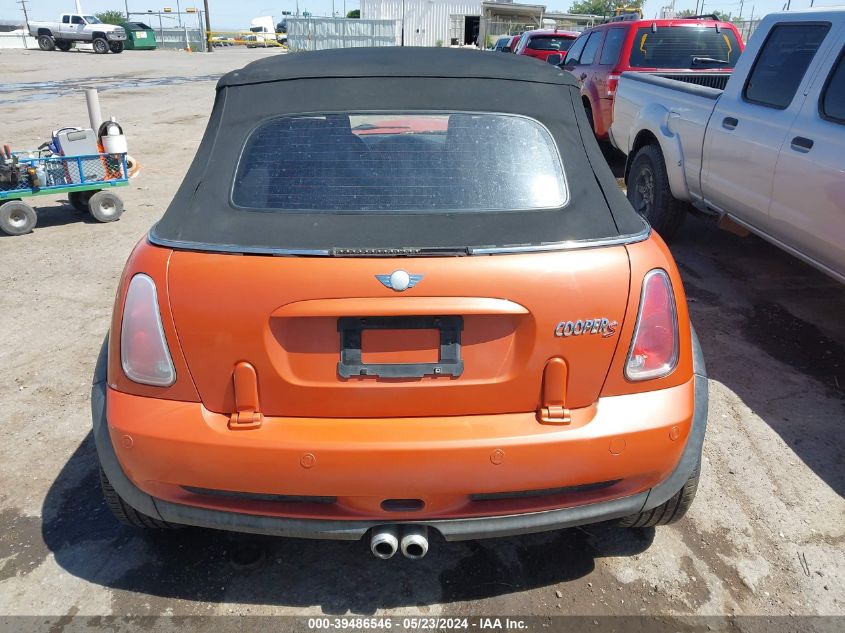 2006 Mini Cooper S VIN: WMWRH33586TF86219 Lot: 39486546