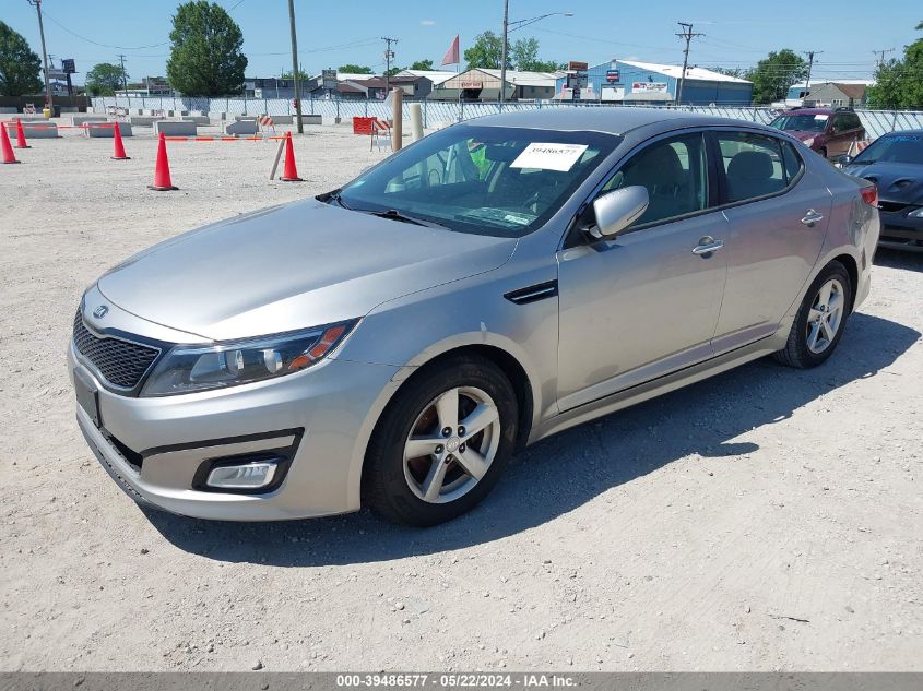 2014 Kia Optima Lx VIN: KNAGM4A78E5497974 Lot: 39486577