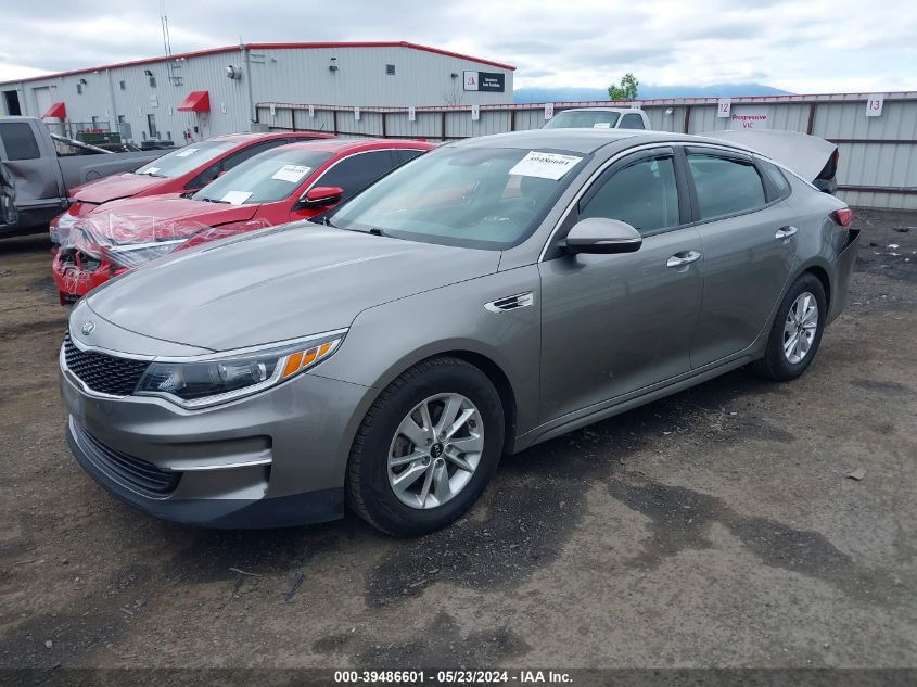 2016 Kia Optima Lx VIN: 5XXGT4L37GG029572 Lot: 39486601