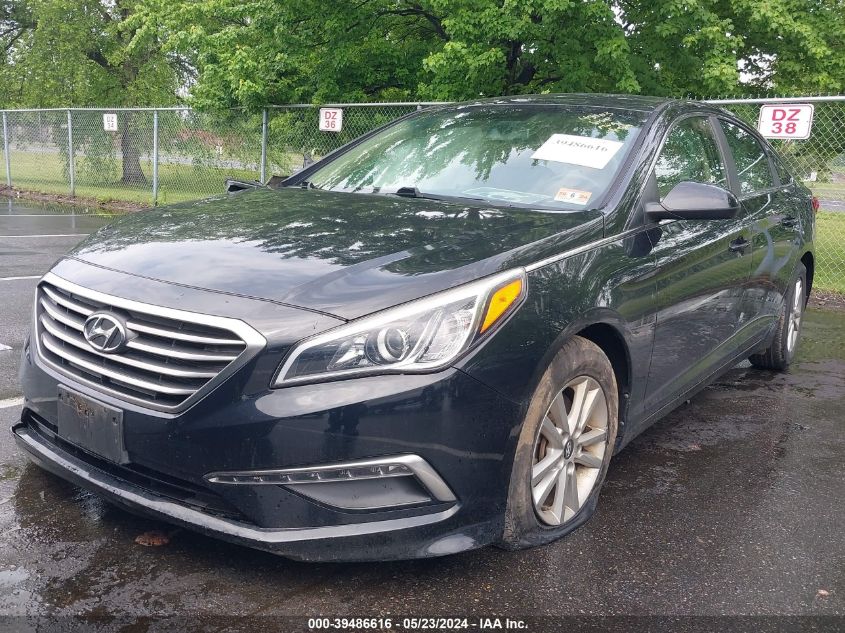 2015 Hyundai Sonata Se VIN: 5NPE24AF1FH005150 Lot: 39486616