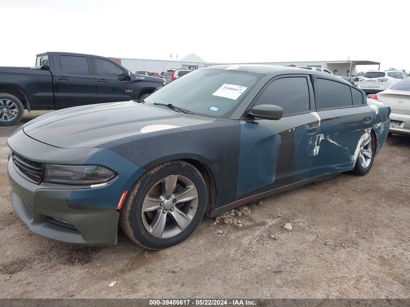 VIN 2C3CDXHG8HH562798 2017 DODGE CHARGER SXT RWD