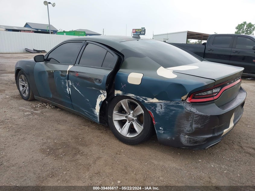 VIN 2C3CDXHG8HH562798 2017 DODGE CHARGER SXT RWD