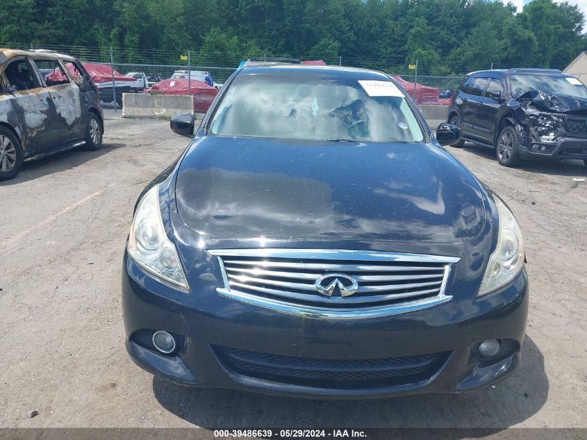 2012 Infiniti G25 Journey VIN: JN1DV6AP6CM811027 Lot: 39486639